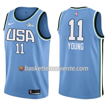 Maillot Basket Atlanta Hawks Trae Young 11 Nike 2019 Rising Star Swingman - Homme
